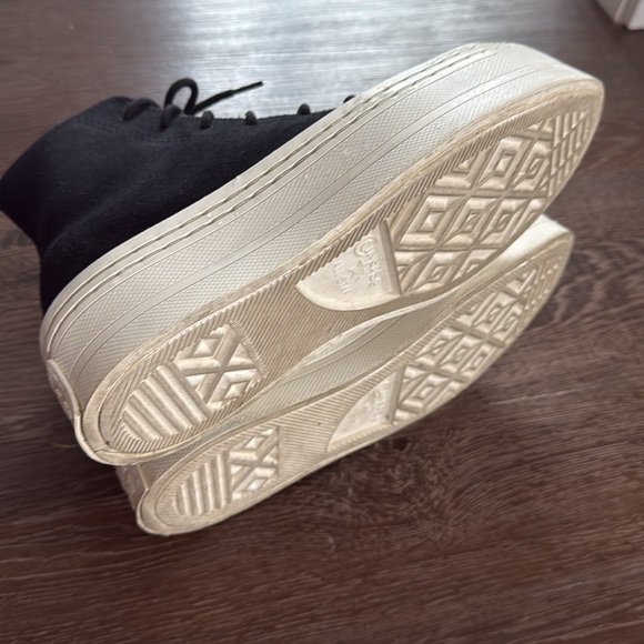 Converse Chuck Taylor All Star Modern Lift Platform Mono Suede Black - Picture 10 of 15